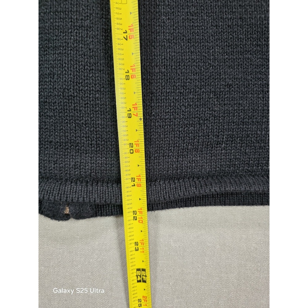 Mercer Street Studio Full Zip Cardigan Small Snowman Mittens Ice Skate Christmas - Picture 10 of 11